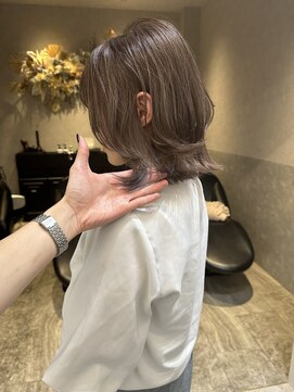 ロンド レア 天神大名店(Lond Le’a) ラベンダーベージュカラーケアブリーチハイトーンカラー韓国