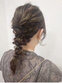 結婚式参列ヘア＊キュートな編みおろし