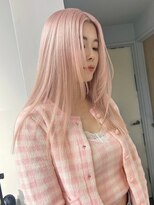 ソル オモテサンドウ 表参道 青山(SOL . OMOTESANDO)&nbsp;ダブルカラーピンクベージュベージュカラーケアブリーチレイヤー