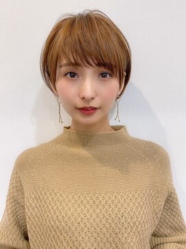 エニ 自由が丘(ENi) 黒髪/グレーベージュ/レイヤーロング/前髪パーマ[自由が丘駅]