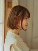 大人ボブ【髪質改善/ヘッドスパ/カラー/いわき】