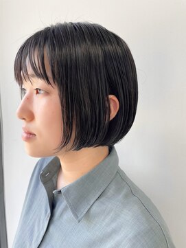 ヘアー アイス 御器所本店(HAIR ICI) 大人可愛い小顔前下がりボブ×ナチュラルボブ×ミニボブ20代30代