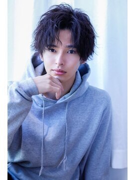 リップスヘアー 銀座(LIPPS hair) アッシュトランクスコンマヘア