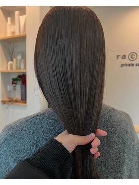 ラカン(racan) ブリーチなしオリーブグレージュ