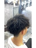 刈り上げ爽やかツイストパーママッシュ！セットが上手くなる！