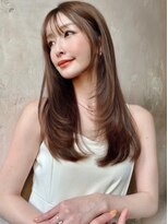 ロンド アンブル 四条烏丸(Lond ambre)&nbsp;ストレートレイヤー似合わせカットフェミニンロング5131