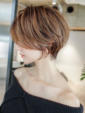 シオン(shion) 似合わせカットマロンベージュメルティカラー_ba543802