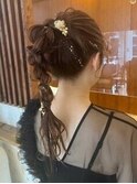 〔mist：Yoko〕ヘアアレンジ/ポニーテール/結婚式/成人式  #331