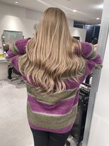 キング(K!ng)&nbsp;縮毛矯正髪質改善ハイライトレイヤーカット枚方美容室エクステ