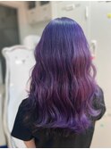 【末安】大人かわいい/パープル/パープルアッシュ/ケアブリーチ