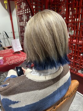 フラワーズペタルバイスミカ(Flowers petal by sumika) ブロンド×ブルー