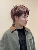 ベック ヘアサロン(BEKKU hair salon) 人気のメンズブリーチ!スパイキーショート×ピンクベージュ