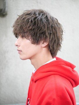 リップスヘアー 梅田アネックス(LIPPS hair) 【ミニウルフ】波巻きパーマ