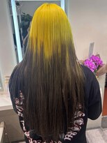 テン バイ アンブルリュクス 池袋(teN +by ambleluxe)&nbsp;ルーツカラー/イエロー/ブリーチ