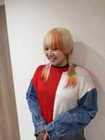 ヘアラボ(HAIR LABO)&nbsp;ロングウルフ×ビビッドデザインカラー