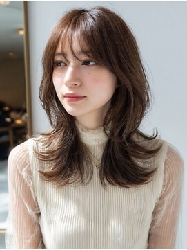 ダル 渋谷/表参道(DAL.) レイヤーカット髪質改善カラー透明感カラー顔まわりカット