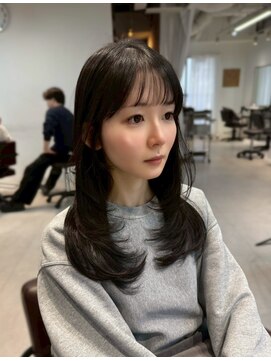 ザシェノンウメダ(THA CHAINON UMEDA) 着物ヘア/大人ガーリー/ダークアッシュ/似合わせカット/心斎橋