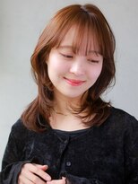 ヘアサロン ガリカ 表参道(hair salon Gallica)&nbsp;顔周りレイヤー×マロンベージュカラー