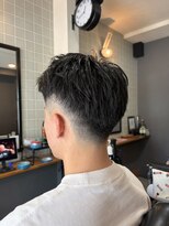 ザ ブライト バーバー(The BRIGHT BARBER)&nbsp;七三スキンファード　ビジネスマンスタイル