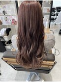 2ブリーチで作るピンクベージュ