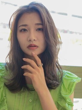 ブティック 茨木店(boutique) くるみちゃんヘアバレイヤージュミルクティーベージュ