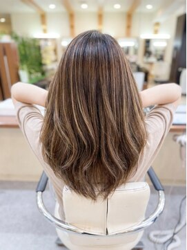 ビーワンヘアー 藤井寺 土師ノ里(B1hair) ミディアムベージュ