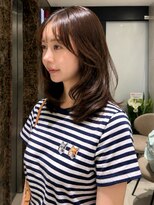 シティ オモテサンドウ(CITY omotesando)&nbsp;レイヤーカット ミディアムヘア ミディアムレイヤー かきあげ tr