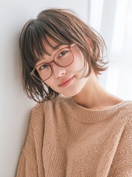 ニコ(nico.)の写真/[本厚木]旬の顔周りレイヤーもサイドバングもオシャレに小顔魅せ！凄腕スタイリストが揃うnicoで似合い髪＊