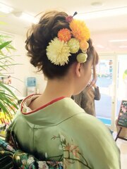 成人式ヘアメイク1