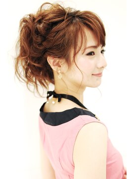 ゲッカビジン(GEKKABIJIN) ルーズポニーテール《ヘアセット&着付 GEKKABIJIN》