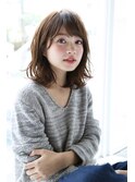 【joemi】透け感パーマ &カラ―のやわらかミディアム
