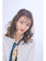 ヘアサロン アティリー(Hair Salon Attirer)&nbsp;西梅田/ボブ/グレーベージュ/白髪ぼかし【Attirer飯田裕之】