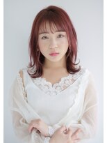 ヘアーサロンデフォーエバー(hairsalon de Forever) くびれセミディ×シースルーバング