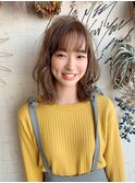 大人かわいいブラウンベージュ