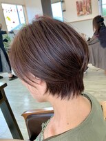 オレンジ(orange)&nbsp;束感耳かけショート