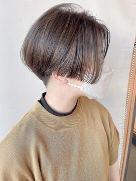 モリオフロムロンドン 原宿本店(morio from London) 【morio 原宿】ハンサムショート ハイライトベージュ 立体感