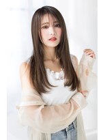 トティア 元町三宮(Totia) 【Totia元町・三宮】エアーストレート×ミルクティーブラウン