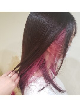 ダブル バイ フローリッシュ(Double × F) インナーカラー(ペールピンク)