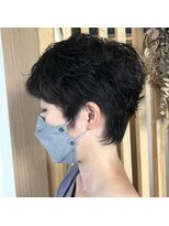 アクセヘアー 町田(acce hair)&nbsp;ベリーショートのふんわりパーマ