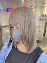 ゲーム 原宿店(GAME)&nbsp;ミルクティーベージュ/ダブルカラー/ケアブリーチ/髪質改善/原宿