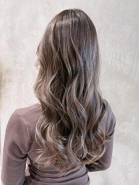 アルバム 新宿(ALBUM SHINJUKU) ハイライトベージュ_外ハネボブセクションカラー_ba318021