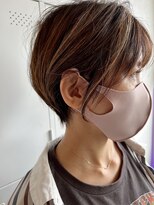 ヘアーエポック(hair epoque)&nbsp;20代30代40代◎大人ナチュラルレイヤーショートボブ前髪あり