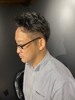 【神座理容室】アップバング