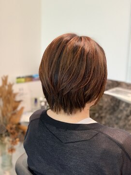 ビジョルノ つくばみどりの店(Begiorno) うるツヤ丸みショートボブ