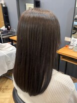 アルター(aL ter)&nbsp;グレーベージュ［黒髪/レイヤーロング/前髪パーマ］長野