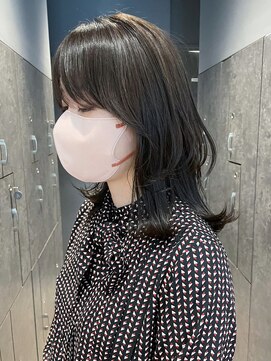 アイティーバイアルバム 下北沢店(IT by ALBUM) レイヤーグレージュ_グレーベージュレイヤーロング_ba465441