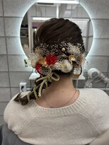 ビンナ(BINNA)&nbsp;成人式前撮りヘアアレンジ♪