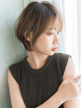 バルミー バイ エスドットブルーム 難波店(BALMY by S.BROOM) 【BALMY 難波】ナチュラルショートボブ