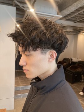 バトー バイ トリコ 船橋北口店(BATEAU by tricot) メンズ×パーマ