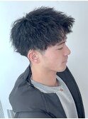 ツイスパアップバングショート